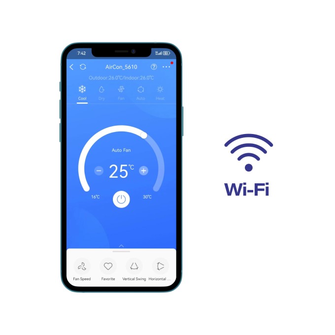 Mobilní klimatizace Olimpia Splendid Dolceclima Air Pro 14 HP WiFi