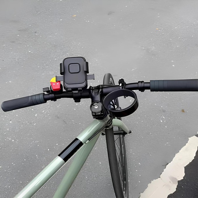 Držák na mobilní telefon pro elektrokoloběžky, jízdní kola a motocykly